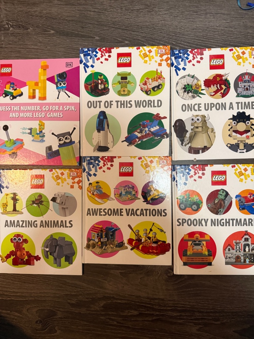 Lego Building Book Set 6 books